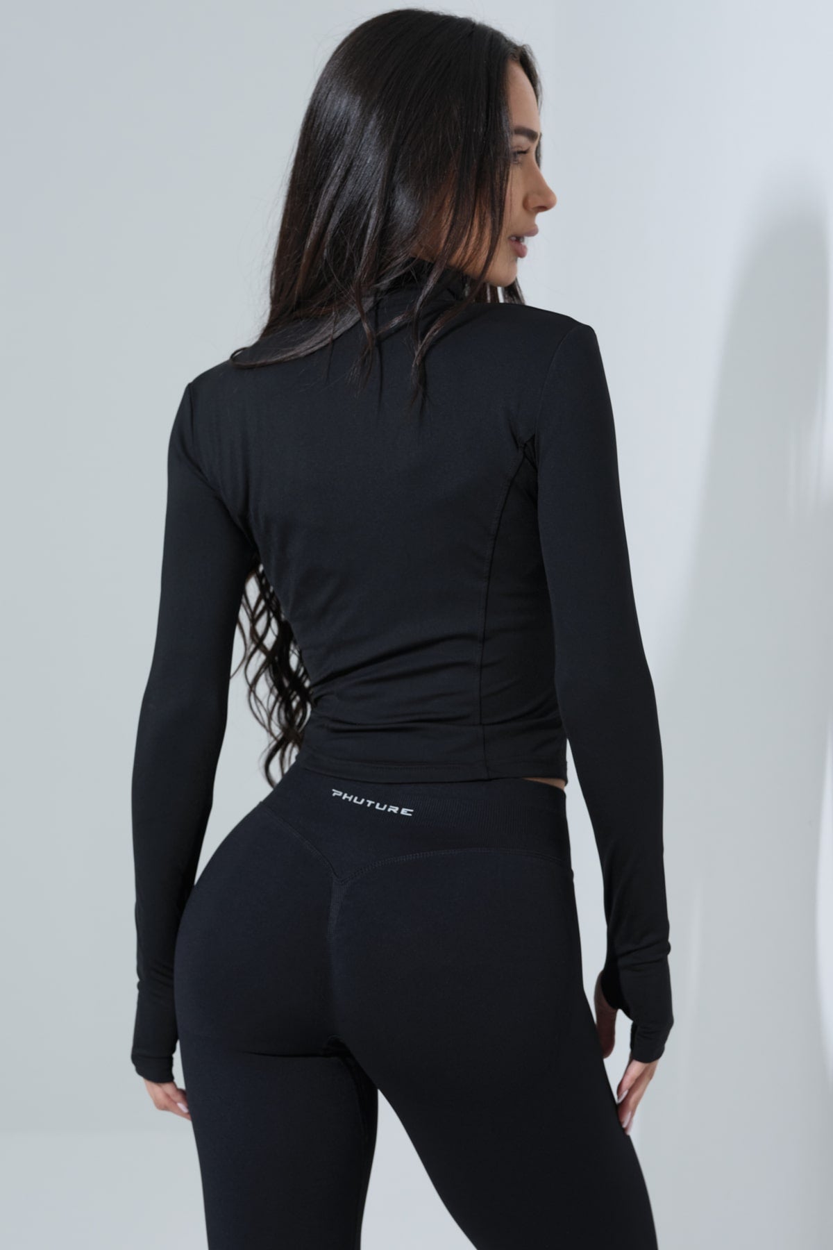 AMARA Contour Seamless Leggings - Midnight Black
