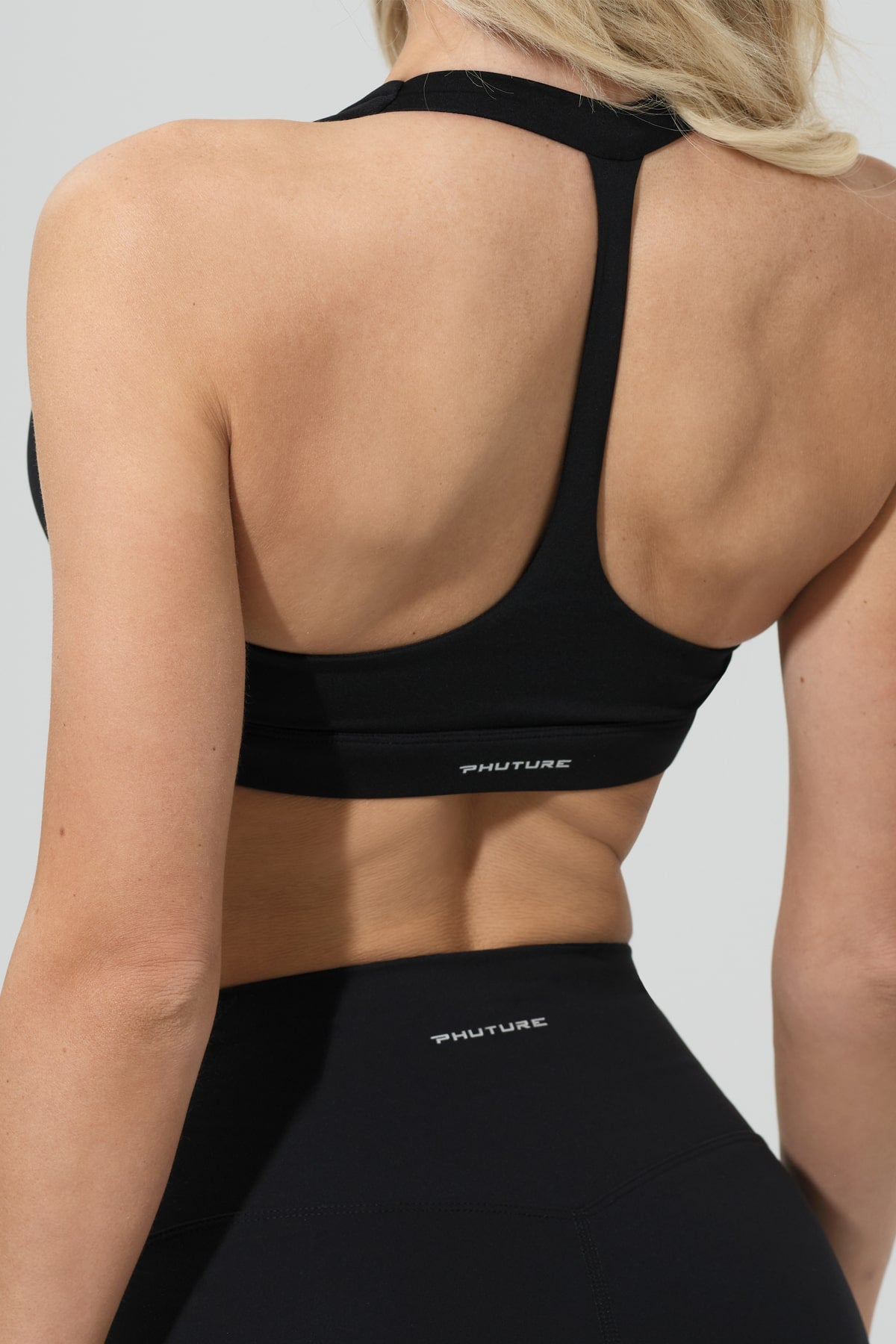 Singularity Racerback Sports Bra - Midnight Black