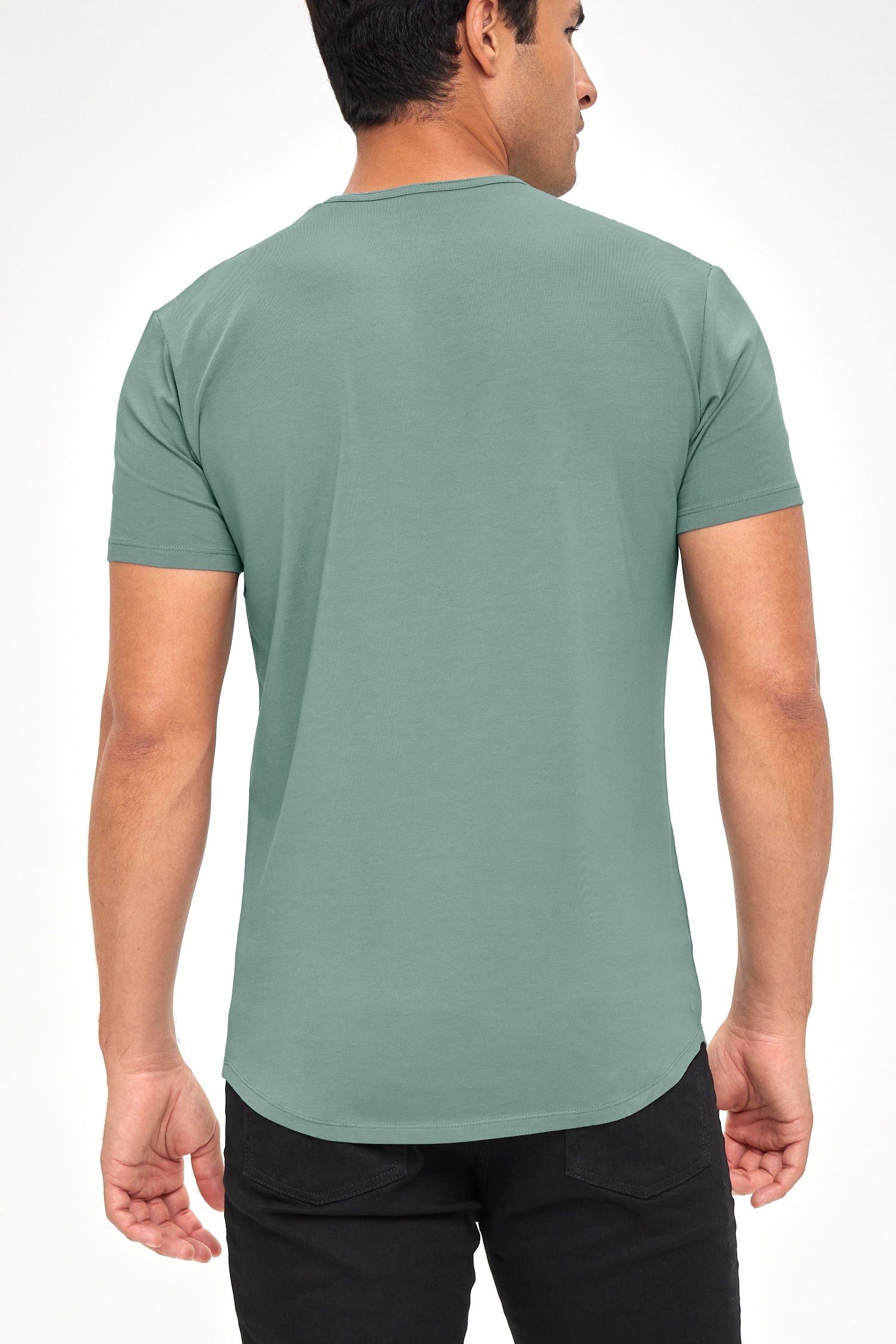 Supima Lux Crew Neck - Jade Mist