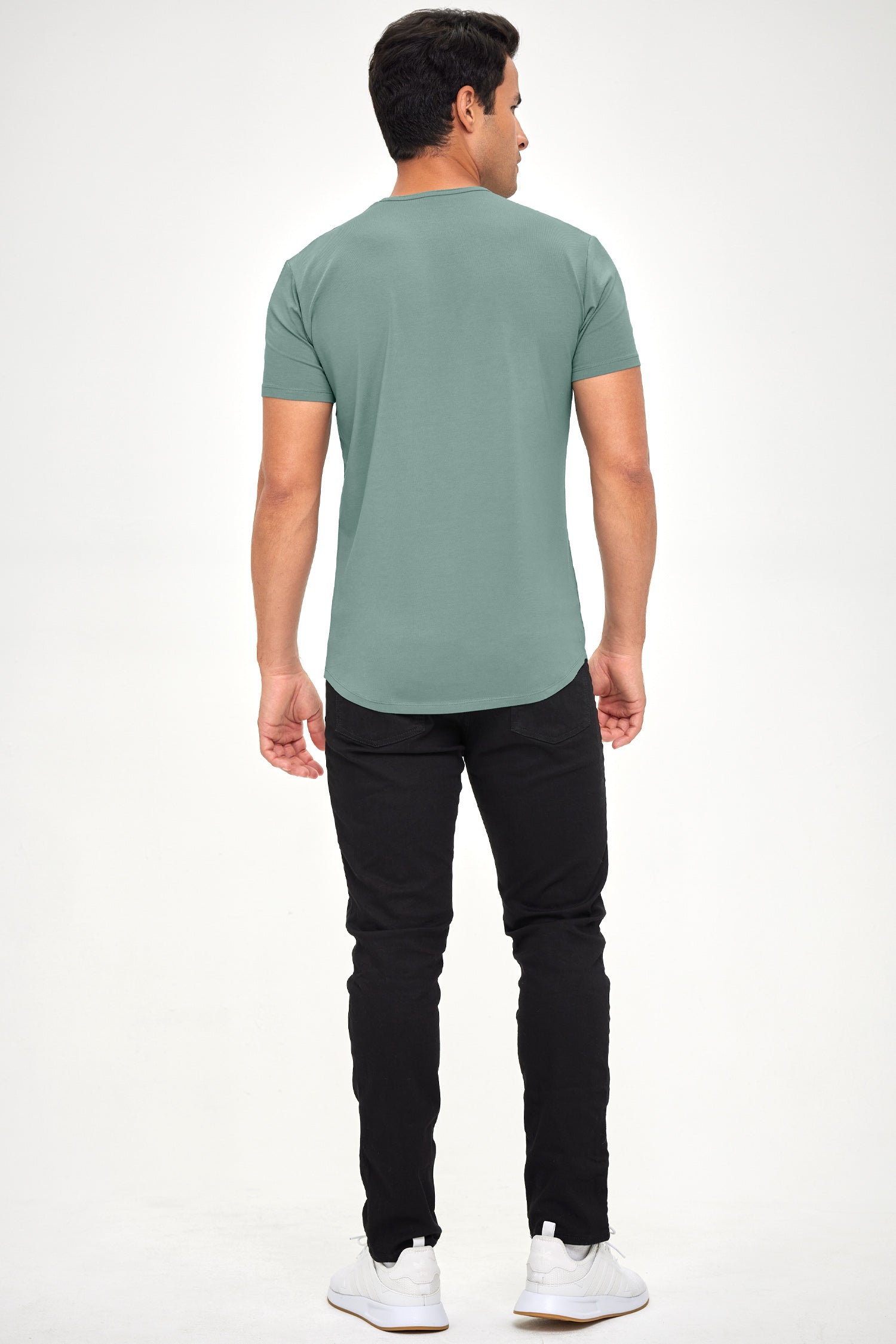 Supima Lux Crew Neck - Jade Mist