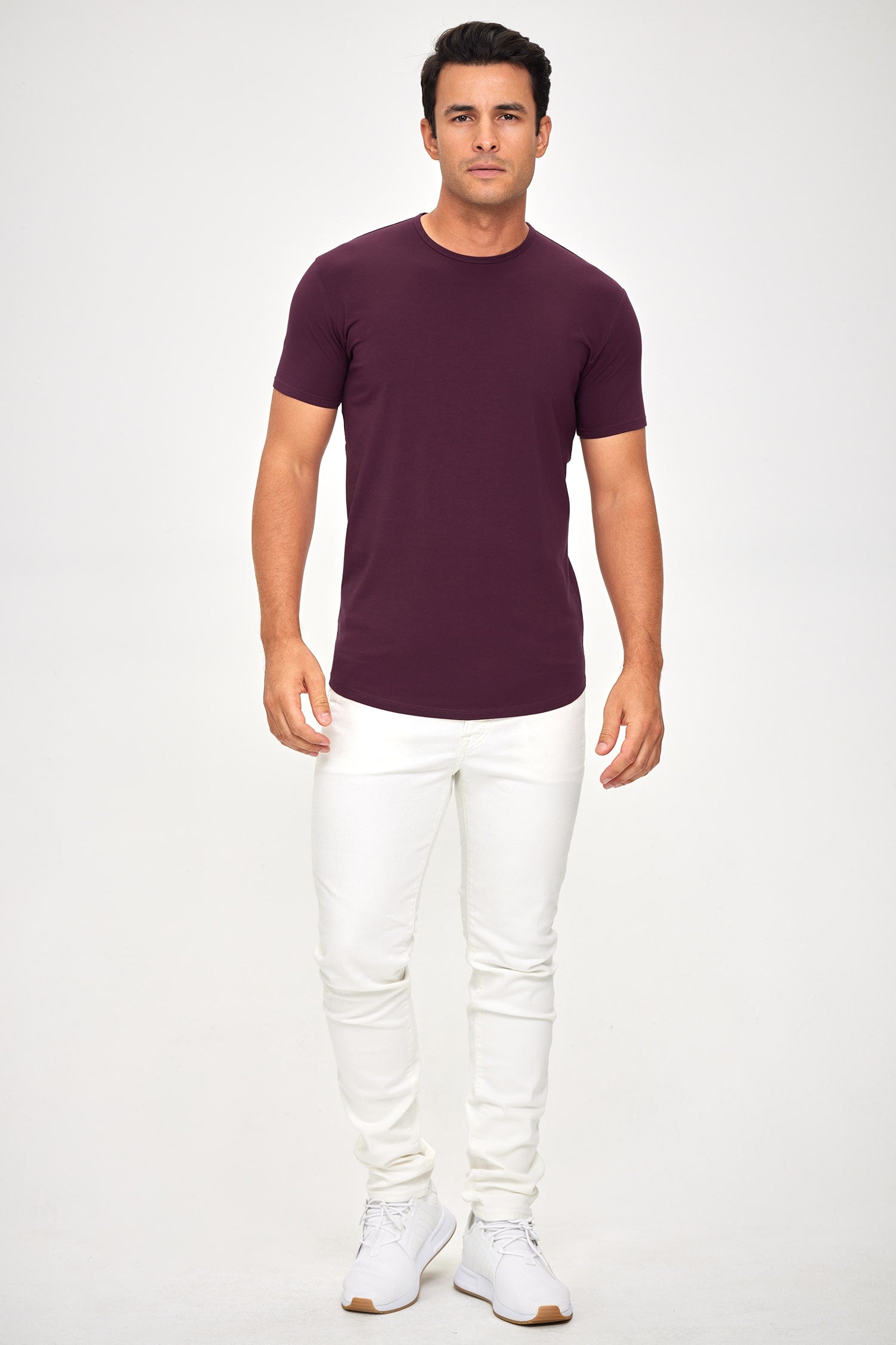 Supima Lux Crew Neck - Merlot