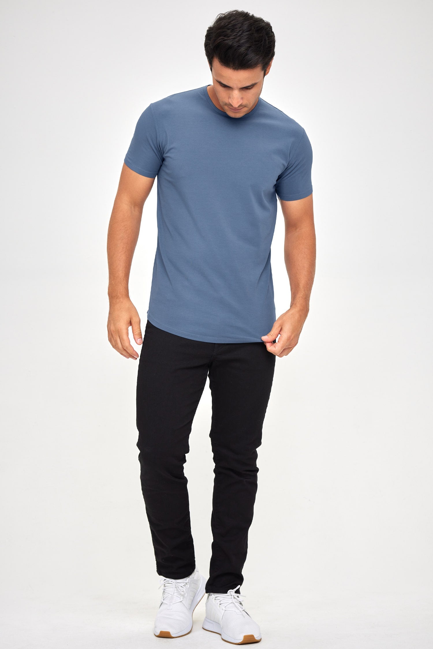 Supima Lux Crew Neck - Nirvana Blue