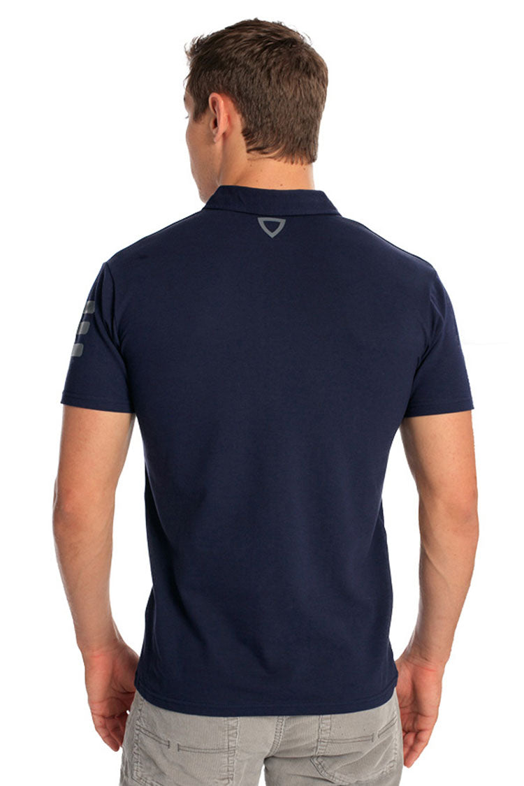 PHUTURE Navy AIR POLO back