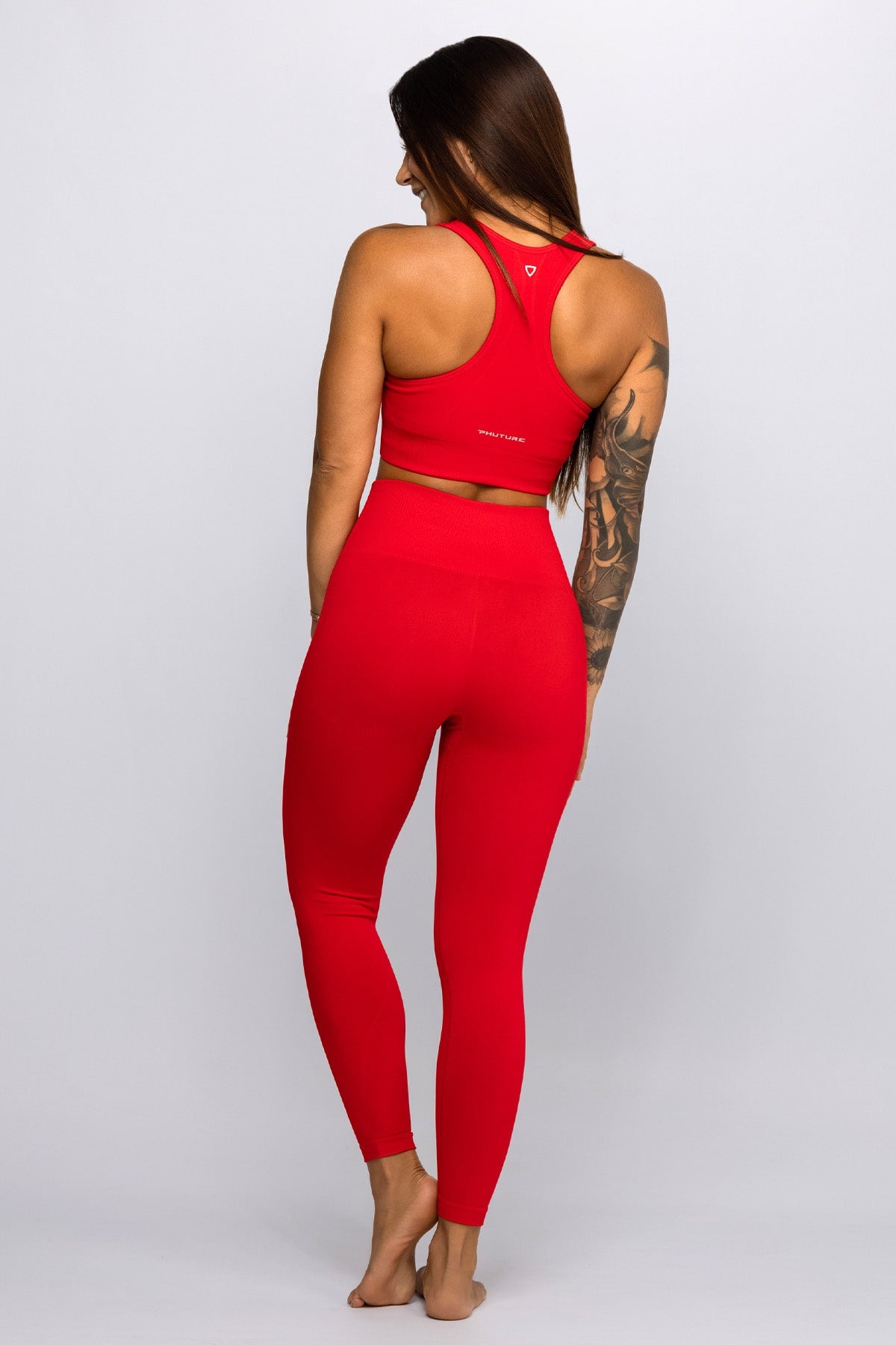 Amara Leggings - Red Roses