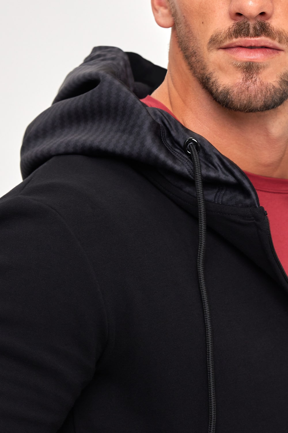 Spacewalker French Terry Hoodie - Carbon Fiber Black