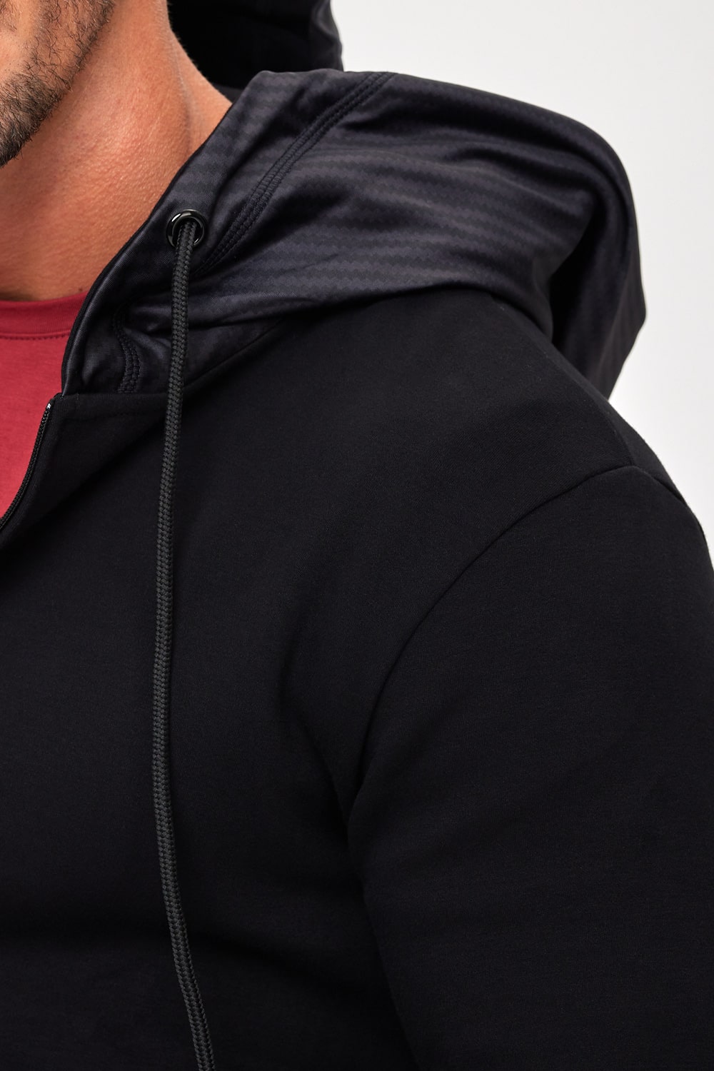 Spacewalker French Terry Hoodie - Carbon Fiber Black