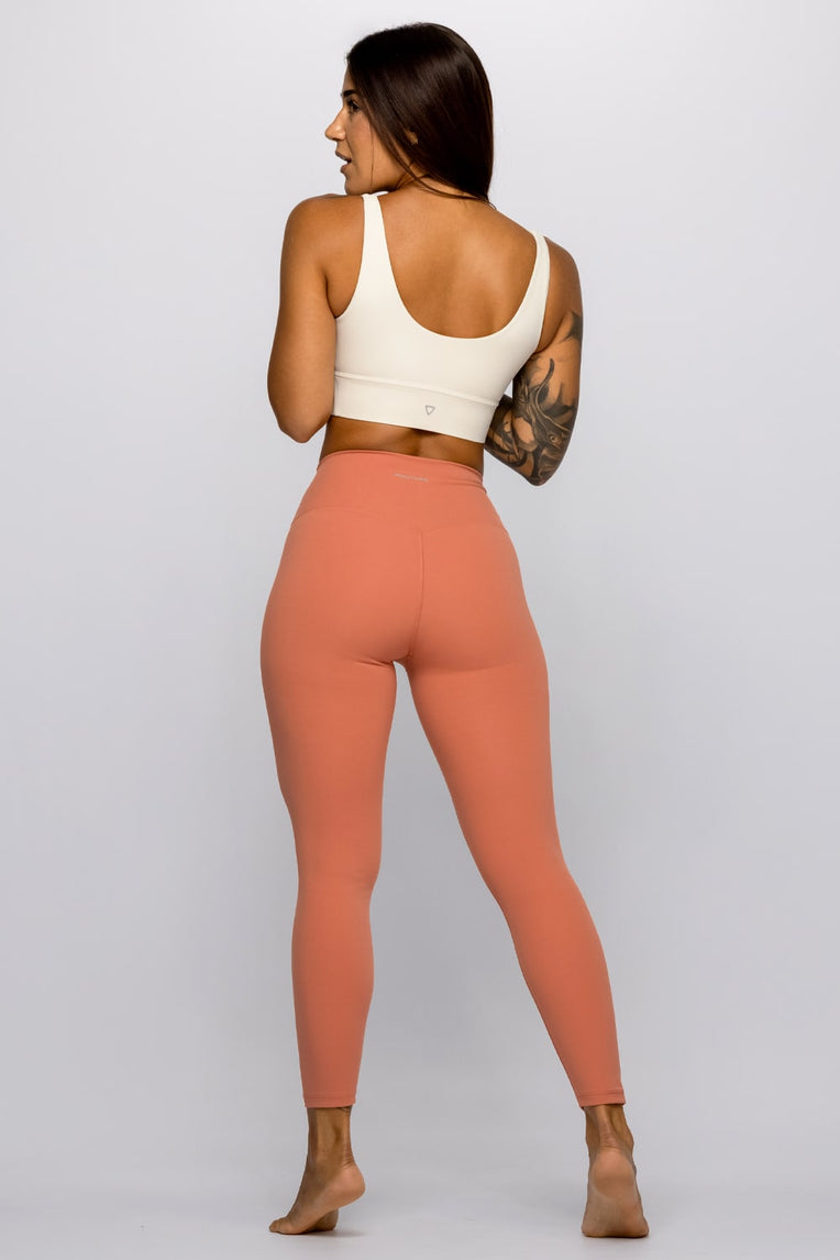Luxana Leggings - Coral Pink