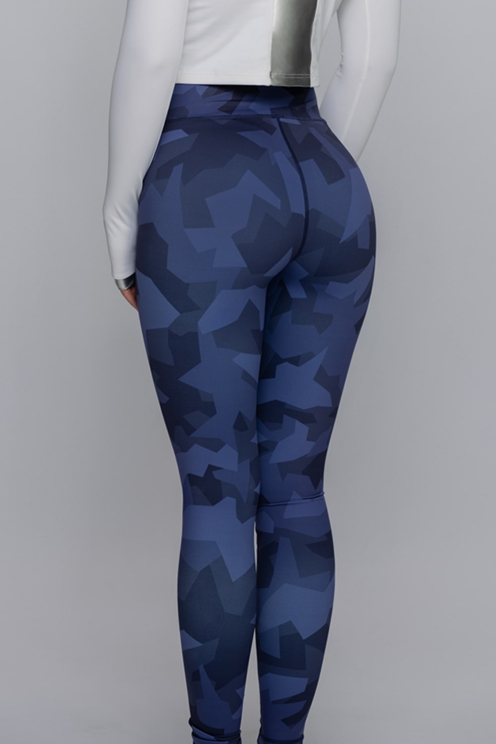 Nebula Blue Modern Camo Leggings