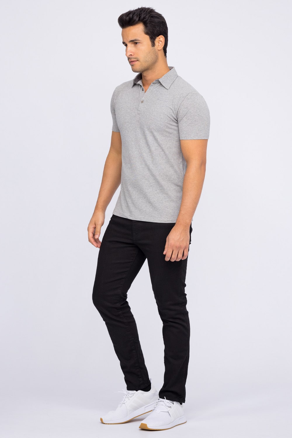 Lunar Gray Polo